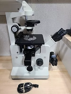 Buy Nikon Diaphot Phase Contrast-2 Microscope N6000 Camera Powers On Untested Repair • 229.95$