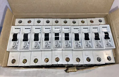 Buy Siemens Box Of 10 NEW  5SX2125-7 5SX21 C25 1 Pole Circuit Breaker 230/400VAC 25A • 65$