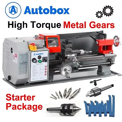 Buy Autobox 7 X14  Metal Gear Mini Lathe Innovative High Torque + Start Package • 499$