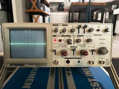 Buy BK Precision (2120B) 20 MHz Dual Trace Analog Oscilloscope With Probes • 365.87$