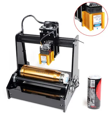 Buy 15W Cylindrical Laser Engraving Machine Desktop Metal Engraver Printing Portable • 247$