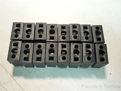 Buy Lot Of (16) New Schneider/Merlin-Gerin Powerclip Terminal Tap-Off Blocks, 04152 • 38.99$