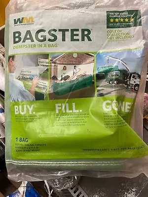 Buy Dumpster In A Bag Holds Up To 3,300 Lb Green Waste Management 3cuyd  1 Count • 28.99$