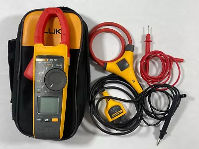 Buy Fluke 376 FC True-RMS AC/DC Clamp Meter With IFlex And Soft Case • 369$