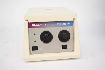 Buy Beckman 365603 Microfuge Lite Centrifuge W/ F1802 13000 RPM Rotor *Parts/Repair* • 21.75$