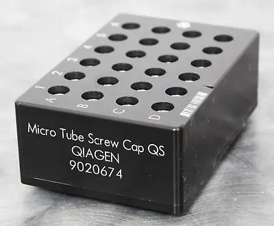 Buy QIAGEN QIAsymphony 24-Place Cooling Adapter 2mL Screw Cap Micro Tube 9020674 • 59.99$