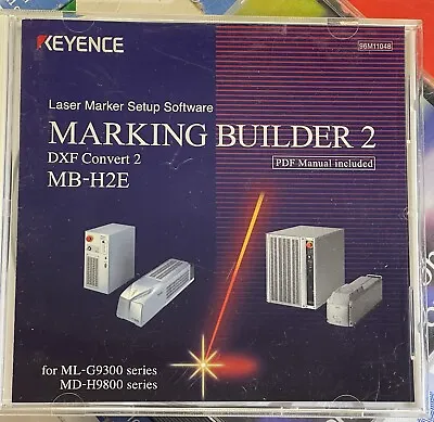 Buy Keyence Marking Builder 2 MB-H2E For ML-G9300/MD-H9800 Laser Marker Software • 120$