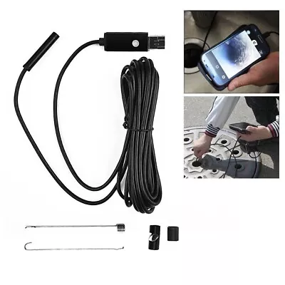 Buy Pipe Inspection Camera Endoscope Video Sewer Drain Cleaner Waterproof Snake USB • 20.99$