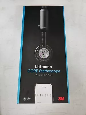 Buy 3M Littmann CORE Digital Stethoscope Connect To Eko Software Black 8480 • 153.65$