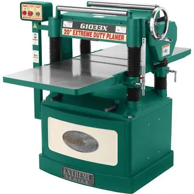 Buy Grizzly G1033X 20  5 HP Helical Cutterhead Planer • 4,700$