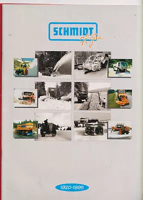 Buy UNIMOG SCHMIDT MB-trac Original Brochure Truck Bulldog Tug Winter Service • 1.08$