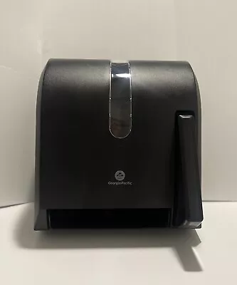 Buy GEORGIA PACIFIC Hygienic Push-Paddle Hardwound Paper Towel Dispenser Gray/Silver • 20$