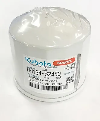 Buy Genuine OEM Kubota HH164-32430 Oil Filter • 18.49$