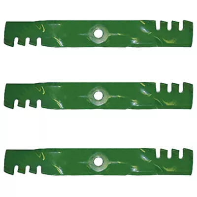 Buy Set Of (3) - M143520 M145516 Predator Mulch Blades Fits John Deere 54C Deck • 52.99$