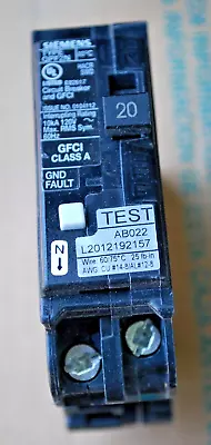 Buy Siemens QF120AN 20A Plug-In Circuit Breaker • 37.50$