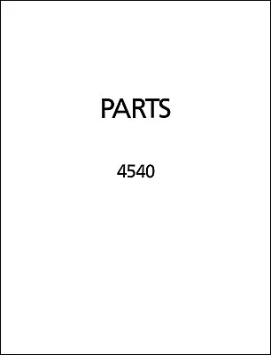 Buy Backhoe Service Parts Manual Kubota Backhoe 4540 • 18.79$