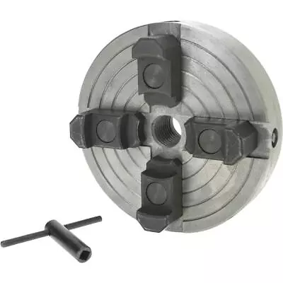 Buy Grizzly H8049 6  4-Jaw Wood Chuck - 1  X 8 TPI • 71.95$