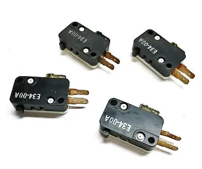 Buy Cherry Corp. 125/250VAC 15A 1/2HP Microswitch E3400A0 [Lot Of 4] NOS • 49.54$