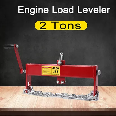 Buy Heavy Duty Engine Hoist Leveler Cherry Picker Shop Crane Load Lift Tool 4000Lbs • 46.06$
