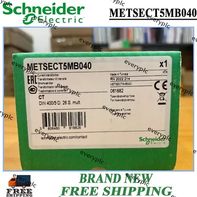 Buy SCHNEIDER ELECTRIC Current Transformer  METSECT5MB040 NEW IN BOX FREE SHIPPING • 118.50$