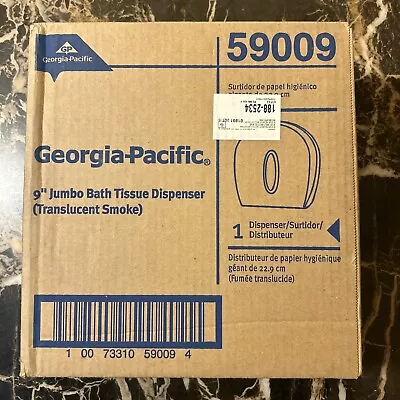 Buy NEW Georgia Pacific 9  Jumbo Bath Tissue Dispenser Translucent Smoke 59009 • 18$
