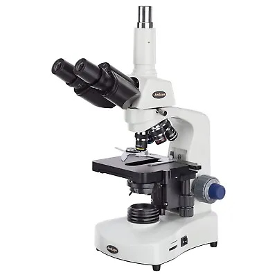 Buy AmScope T340B-LED 40X-2000X 3W LED Siedentopf Trinocular Compound Microscope • 298.39$