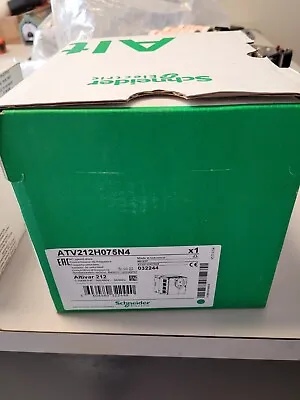 Buy Schneider Variable Frequency Drive ATV212H075N4, VFD, 1HP, 380/480V, New In Box • 495$