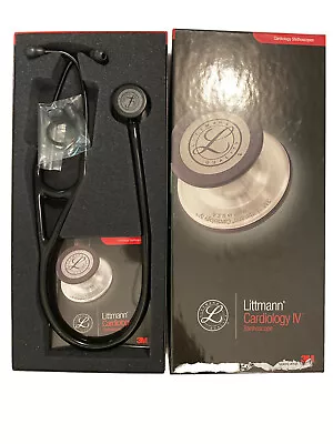 Buy Littmann 6163 Cardiology IV Stethoscope 27in. - Black Tube With Black Finish🔥 • 189.99$