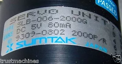 Buy Sumtak Encoder SLB-006-2000G   DC 5V 80mA  9309-302 2000 PR Dented Body • 1,048.79$