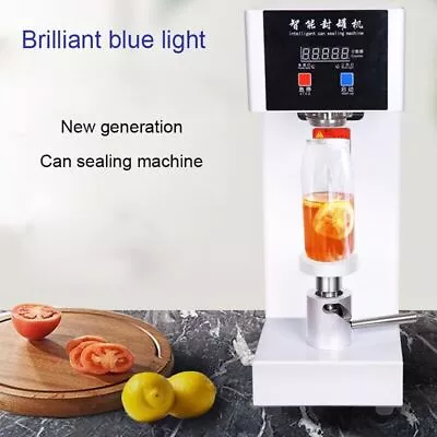 Buy Automatic Can Sealing Machine 55Mm Drink Bottle Sealer Milk Tea Shop Equipment • 740.89$