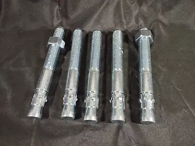 Buy 1  X 9   Wedge Concrete Anchors Five Piece Missing Nuts And Washers • 43$