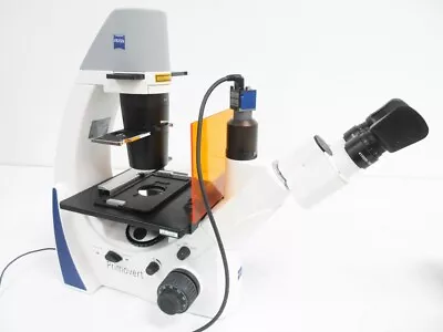 Buy ZEISS PRIMOVERT ILED WITH EPI-FLUORESCENCE 470 Nm INVERTED MICROSCOPE OBJECTIVES • 3,699.99$