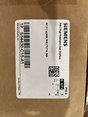 Buy NEW Siemens PMI-3 Person Machine Interface FACTORY SEALED BOX FIRE ALARM • 1,100$