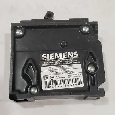 Buy Siemens Q120 20 Amp Single Pole Circuit Breaker No Package NEW • 16$