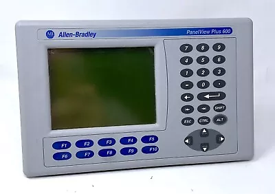 Buy Allen Bradley PanelView Plus 600 Operator Interface 2711P-K6C20A Series A /Rev A • 1,749.99$