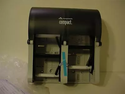Buy New Toilet Paper Dispenser Georgia Pacific 56744 Four Roll Vertical Compact Quad • 14.99$