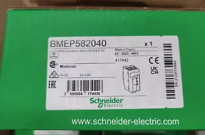 Buy NEW BMEP582040 BRAND Schneider Electric Modicon BME-P582-040 M580 • 1,629.90$