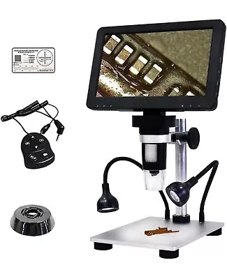 Buy Digital Microscope 7 Inch Large Color Screen LCD 12MP 1-1200X Magnifier C1W3 • 49.99$