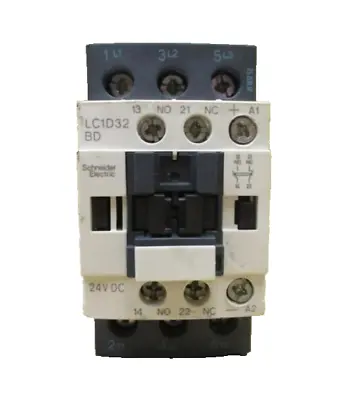 Buy Used Schneider Electric LC1 D32BD Contactor 24VDC LAD4TBDL • 24.99$