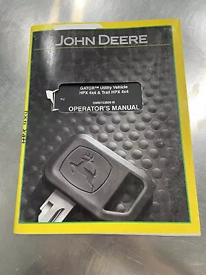 Buy John Deere (gator/utv) Hpx & Trail Hpx 4x4 Operators Manual Omm153809 I5 • 20$