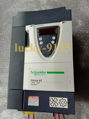 Buy 1Pcs USED Schneider Altivar 61 Inverter ATV61HU75N4Z 380V 7.5KW • 455.87$