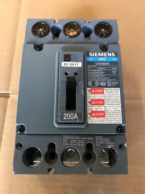 Buy Siemens QR23B200  Circuit Breaker, 200A, 240V, 3Pole New No Box • 425$