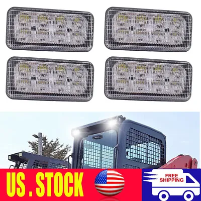 Buy 4Pcs 40W LED Work Lights Headlight V0511-53510 For Kubota Skid Steer SVL75 SVL95 • 230$