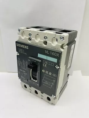 Buy Siemens 3VL1710-1DA33-0AA0 3 Pole 100 Amp Circuit Breaker VL160X • 250$