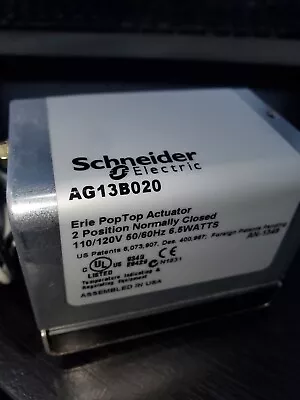 Buy Schneider Electric AG13B020 Erie Pop Top Actuator, 2-Position NEW Control Motor • 58.99$