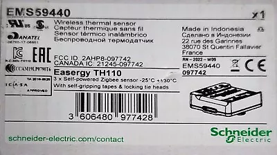 Buy SCHNEIDER ELECTRIC EMS59440 EASERGY TH110 ANATEL Thermal Sensor RN 2022 W09 • 250$