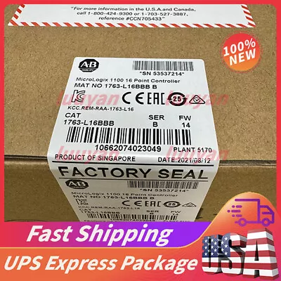 Buy New Factory Sealed Allen-Bradley 1763-L16BBB MicroLogix 1100 16 Point Controller • 1,072$