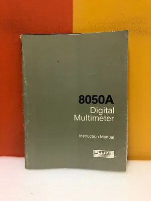 Buy Fluke 530907 8050A Digital Multimeter Instruction Manual • 49.99$