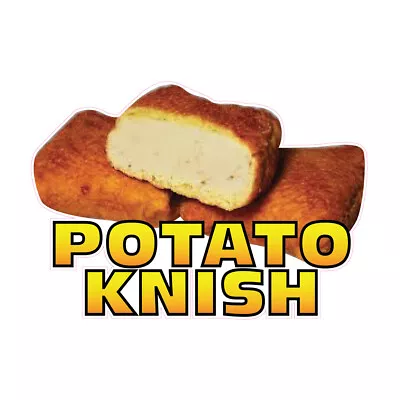 Buy Food Truck Decals Potato Knish Restaurant & Food Concession Sign Brown • 11.99$