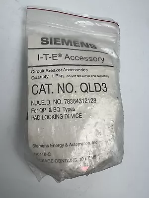 Buy Siemens QLD3 Pad Locking Accessory (Bag Of 10) • 42.49$